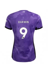 Liverpool Darwin Nunez #9 Fotballdrakt Tredje Klær Dame 2023-24 Korte ermer